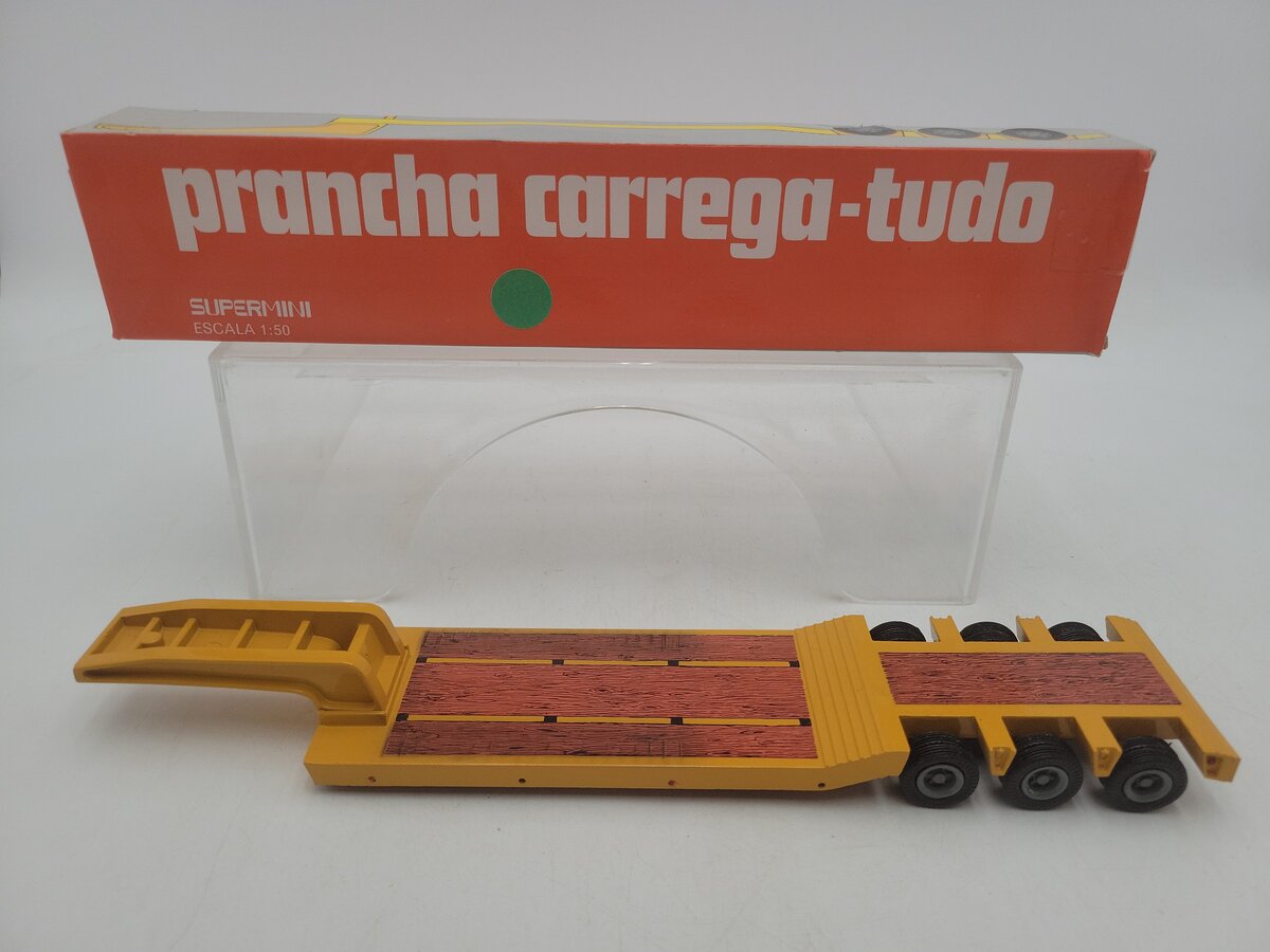 ARPRA Supermini 1:50 Scale Yellow Low Loader Trailer Diecast NIB