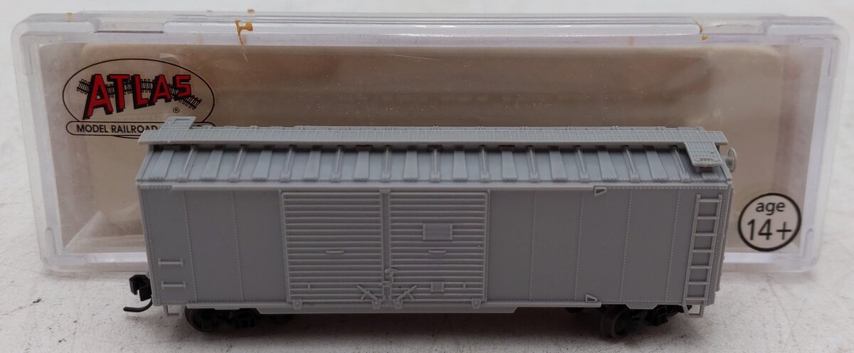 Atlas 38800 N Scale Undecorated 40' DD Boxcar EX/Box