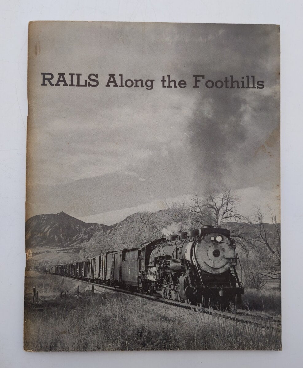 Rails along the foothills Paperback Book By Richard F. Lind VG