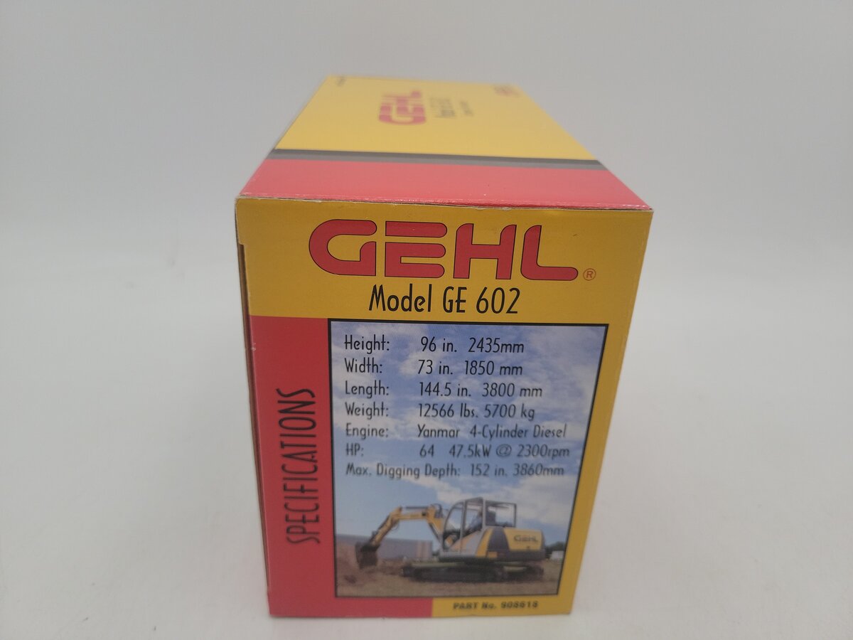 Die Cast Promotions 908618 1:25 Scale Beige/Yellow GE602 Compact Excavator LN/Box