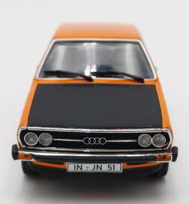 Minichamps 1:43 Scale Die-Cast 1975 Audi 80 GTE Orange w/ Black Hood EX
