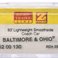 Micro-Trains 55200130 Z Custom Baltimore & Ohio 83' Smoothside Coach Car/Box