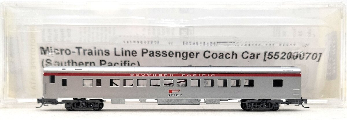 Micro-Trains 55200070 Z Southern Pacific 83' Smoothside Coach Car #2212 LN/Box