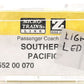 Micro-Trains 55200070 Z Southern Pacific 83' Smoothside Coach Car #2212 LN/Box