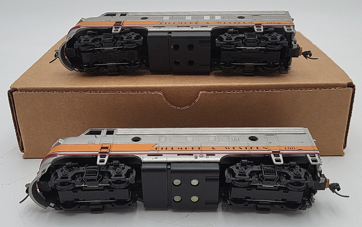 Athearn HO Scale Filmore & Western Diesel Locomotives #100 & #101 EX