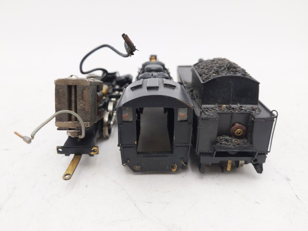 Tenshodo 233 HO Scale BRASS 0-8-0 Steam Loco & Tender - Painted/Box