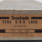 Tenshodo 233 HO Scale BRASS 0-8-0 Steam Loco & Tender - Painted/Box