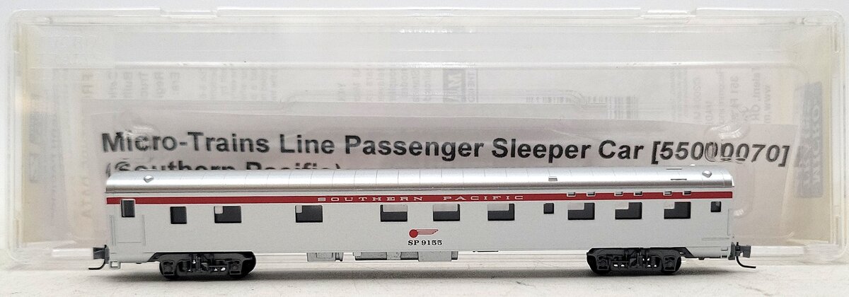 Micro-Trains 55000070 Z SP 83' Lightweight Smoothside Sleeper Car #9155