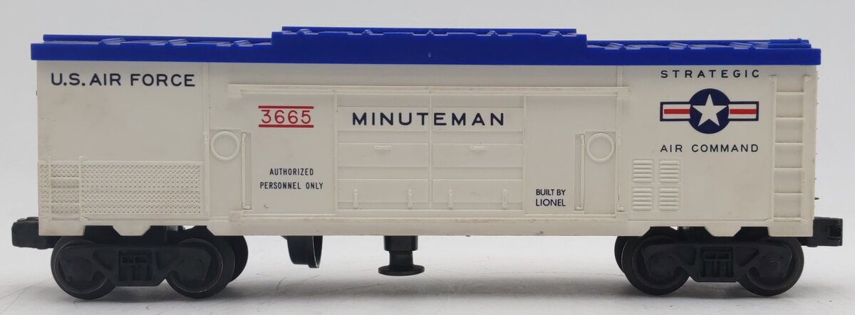 Lionel 3665 Vintage O Gauge US Air Force Minuteman Missile Launching Car VG