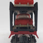 Lionel 6414 Vintage O Evans Autoloader with 4 Red Autos with Gray Bumpers VG