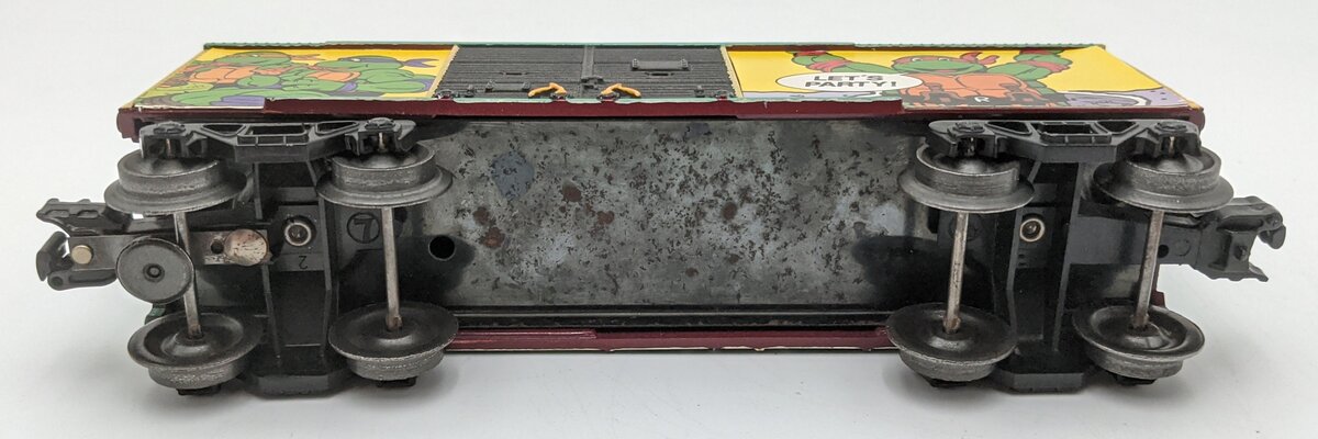 Lionel 6-9040 O Gauge Custom Ninja Turtles Short Boxcar