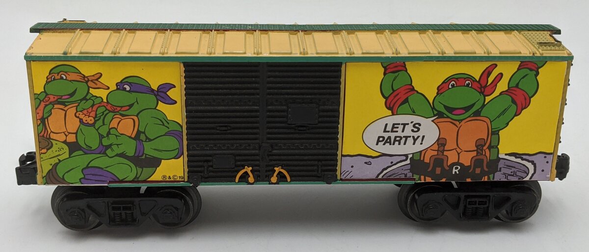 Lionel 6-9040 O Gauge Custom Ninja Turtles Short Boxcar