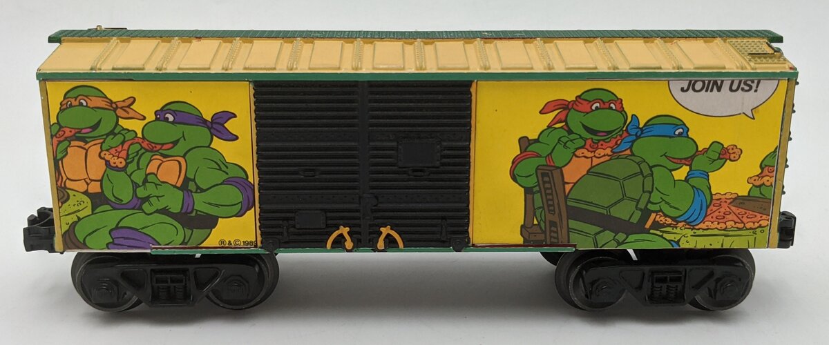 Lionel 6-9040 O Gauge Custom Ninja Turtles Short Boxcar