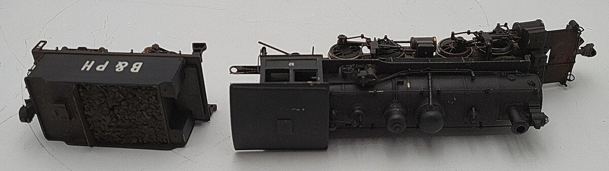 HO Scale Brass Steam Locomotive and Tender #52