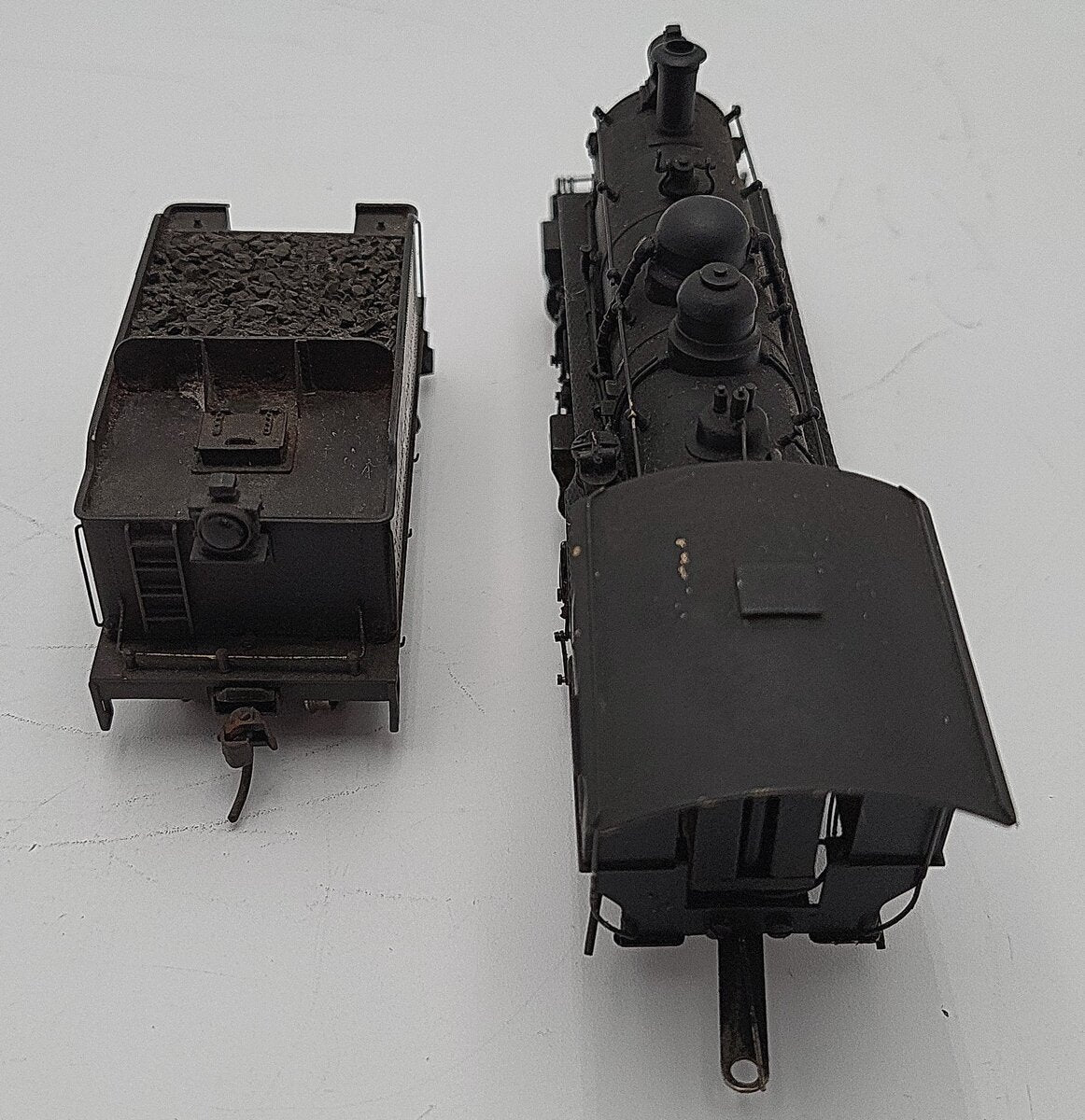 HO Scale Brass Steam Locomotive and Tender #52