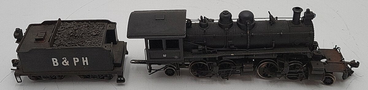 HO Scale Brass Steam Locomotive and Tender #52