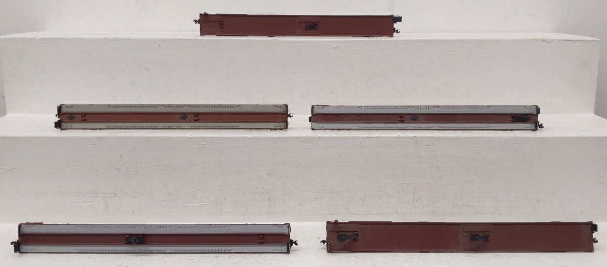 Athearn HO Scale Assorted Trailer Flatcars with Trailers [5] VG