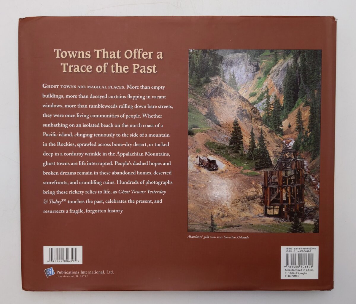 Ghost Towns: Yesterday & Today Hardcover Book By Gary B. Speck VG