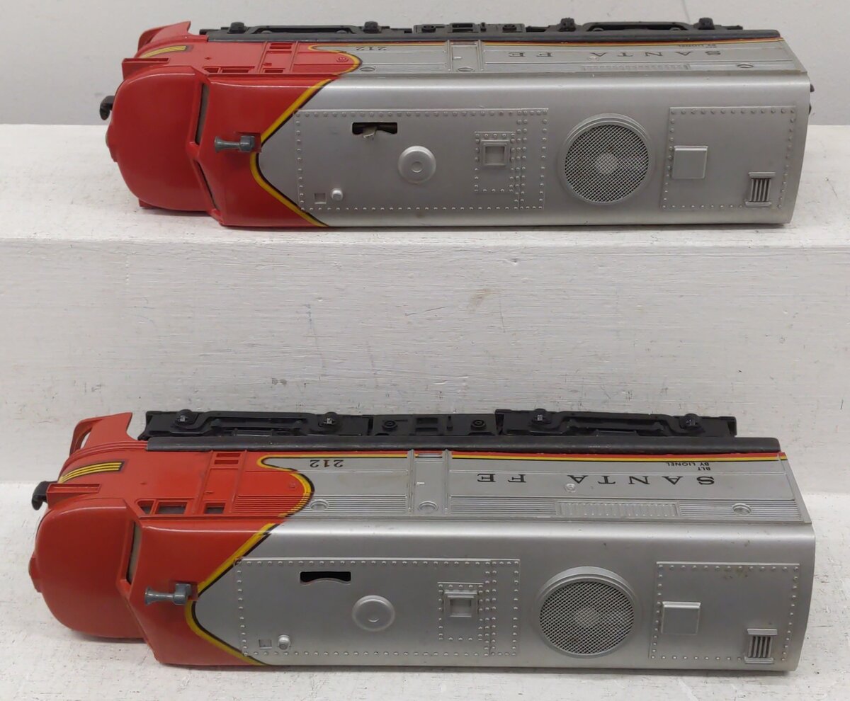 Lionel 212 Vintage O Santa Fe Alco AA Diesel Locomotive Set VG