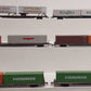 Athearn HO Scale Assorted Trailer Flatcars with Containers & Trailers [6] VG
