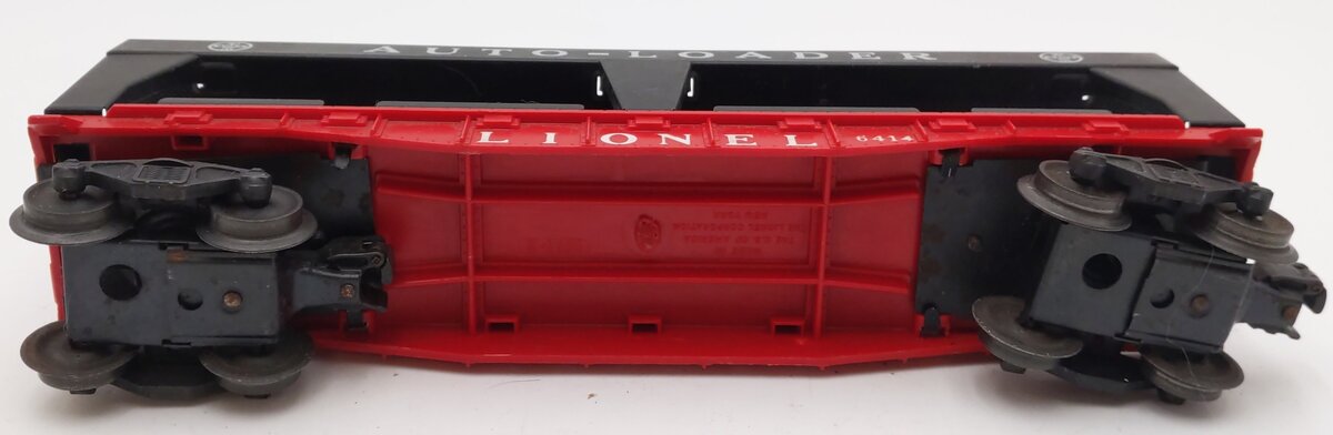Lionel 6414 Vintage O Gauge Postwar Evans Autoloader with 4 Automobiles VG