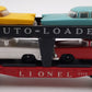 Lionel 6414 Vintage O Gauge Postwar Evans Autoloader with 4 Automobiles VG