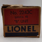 Lionel 2243C Vintage O Santa Fe Louver Top F3 Non-Pwd B-Unit Diesel Locomotive VG/Box