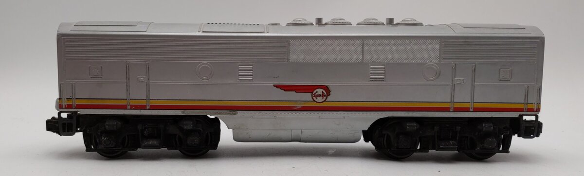 Lionel 2243C Vintage O Santa Fe Louver Top F3 Non-Pwd B-Unit Diesel Locomotive VG/Box