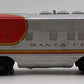 Lionel 2243P Vintage O Santa Fe EMD F-3 A Unit Powered Diesel Locomotive VG