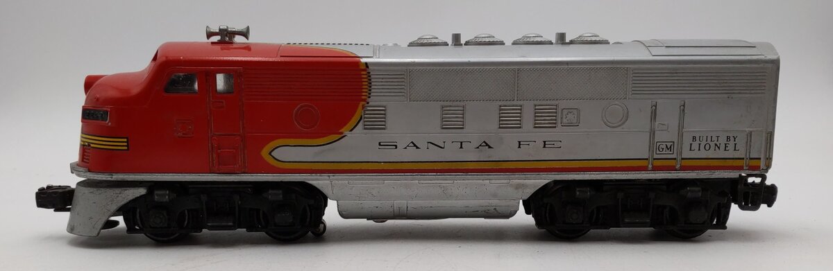 Lionel 2243P Vintage O Santa Fe EMD F-3 A Unit Powered Diesel Locomotive VG