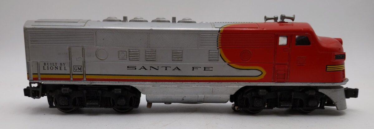 Lionel 2243P Vintage O Santa Fe EMD F-3 A Unit Powered Diesel Locomotive VG