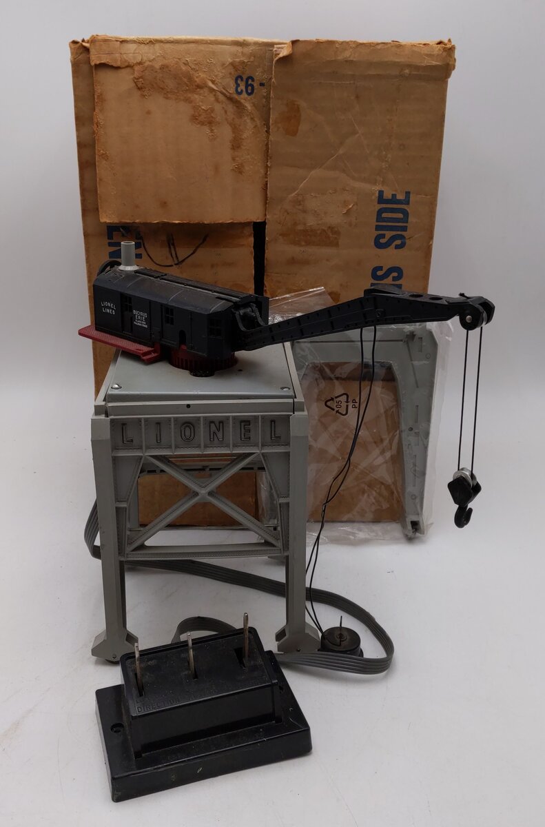 Lionel 282 Vintage O Bucyrus Erie Remote Control Gantry Crane VG/Box