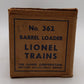 Lionel 362 Vintage O Operating Barrel Loader Ramp- No Car EX/Box
