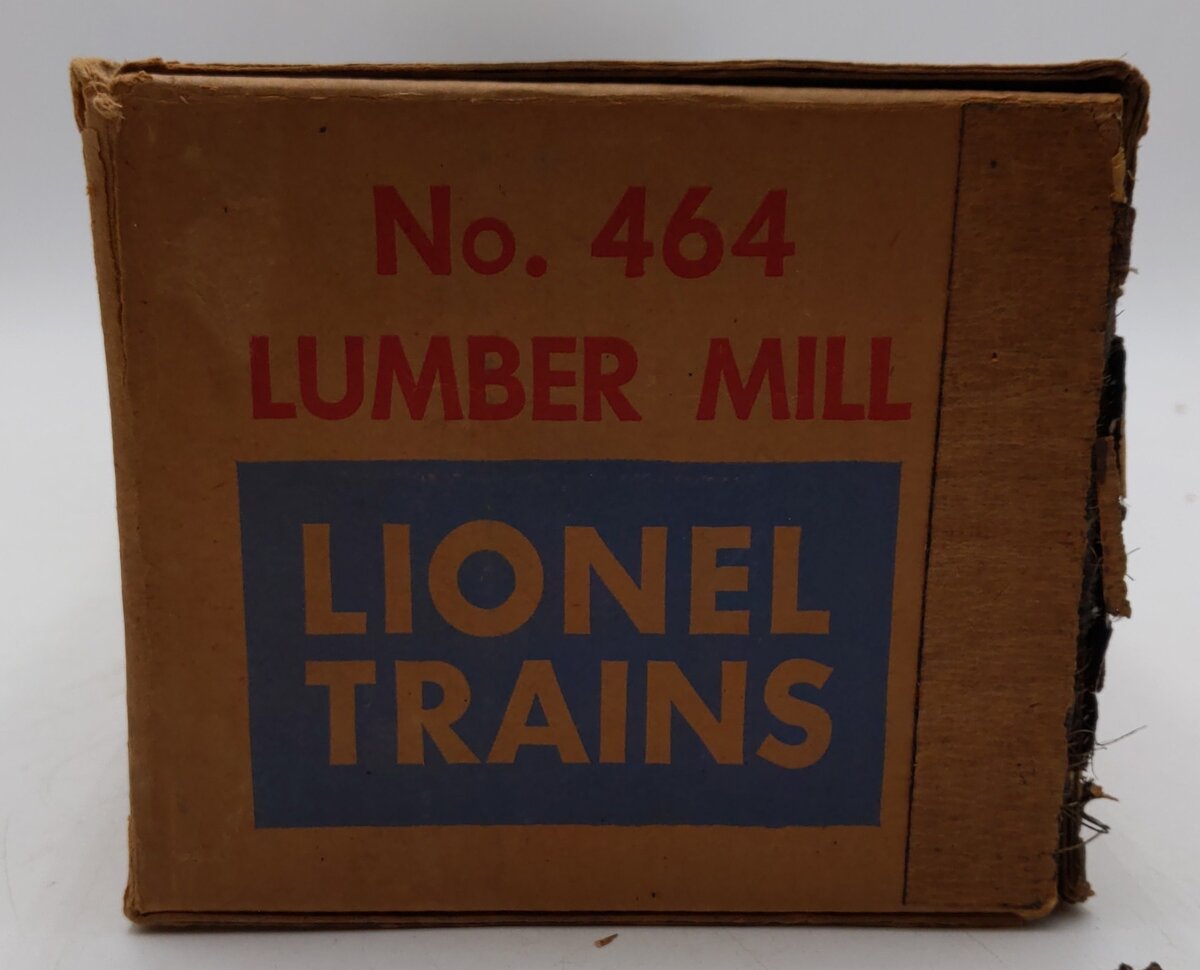 Lionel 464 Vintage O Operating Sawmill/Lumber Mill VG/Box