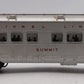 Lionel 2436 Vintage O Lionel Lines Illuminated Summit Observation Car VG/Box
