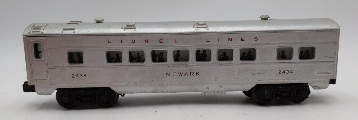 Lionel 2432 Vintage O Lionel Lines Newark Illuminated Vista Dome Car VG/Box