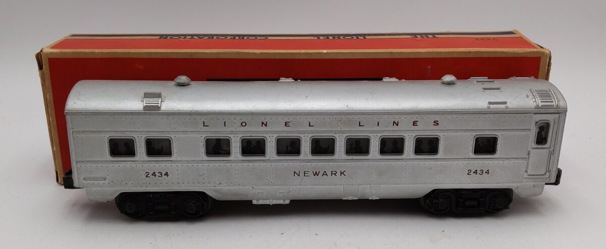 Lionel 2432 Vintage O Lionel Lines Newark Illuminated Vista Dome Car VG/Box