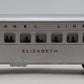 Lionel 2435 Vintage O Lionel Lines Illuminated Elizabeth Passenger Car VG