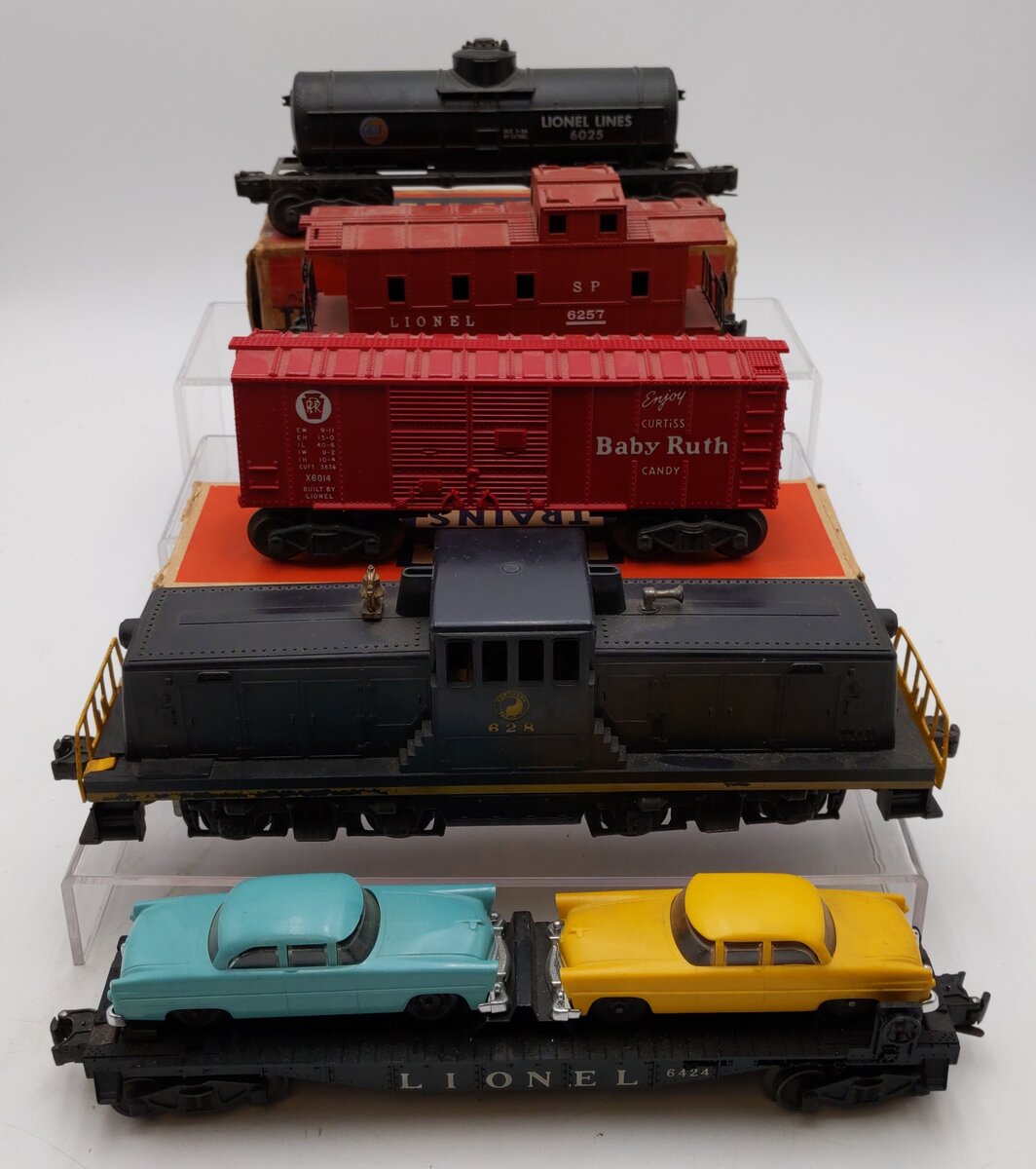 Lionel 628 Vintage O Northern Pacific 44 Ton Diesel Locomotive Train Set VG
