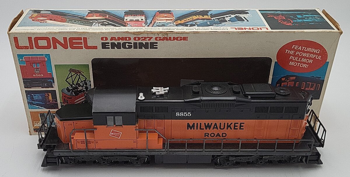 Lionel 6-8855 O Gauge Milwaukee Road SD-18 Powered Diesel Locomotive EX/Box