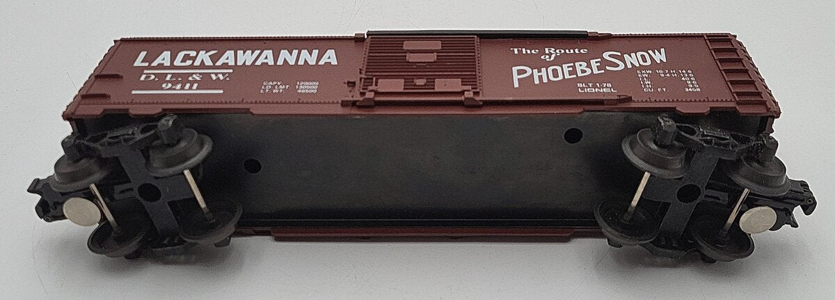Lionel 6-9411 O Gauge Lackawanna "Phoebe Snow" Boxcar EX/Box