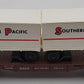Lionel 6-9333 O Gauge Southern Pacific Flatcar with 2 Trailers #9333 EX/Box