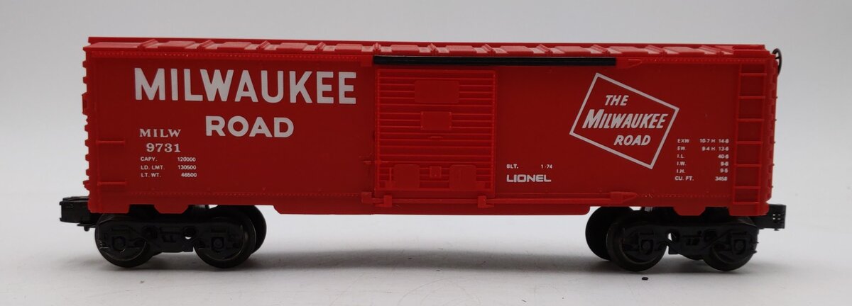 Lionel 6-9731 O Gauge Milwaukee Road Boxcar EX/Box