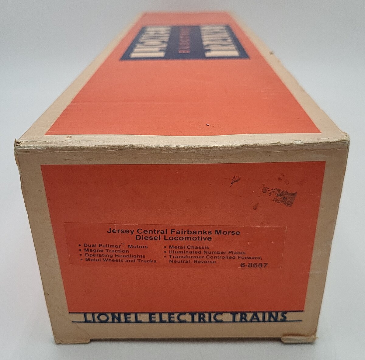 Lionel 6-8687 O Gauge Jersey Central FM Trainmaster Diesel Locomotive #8687 EX/Box