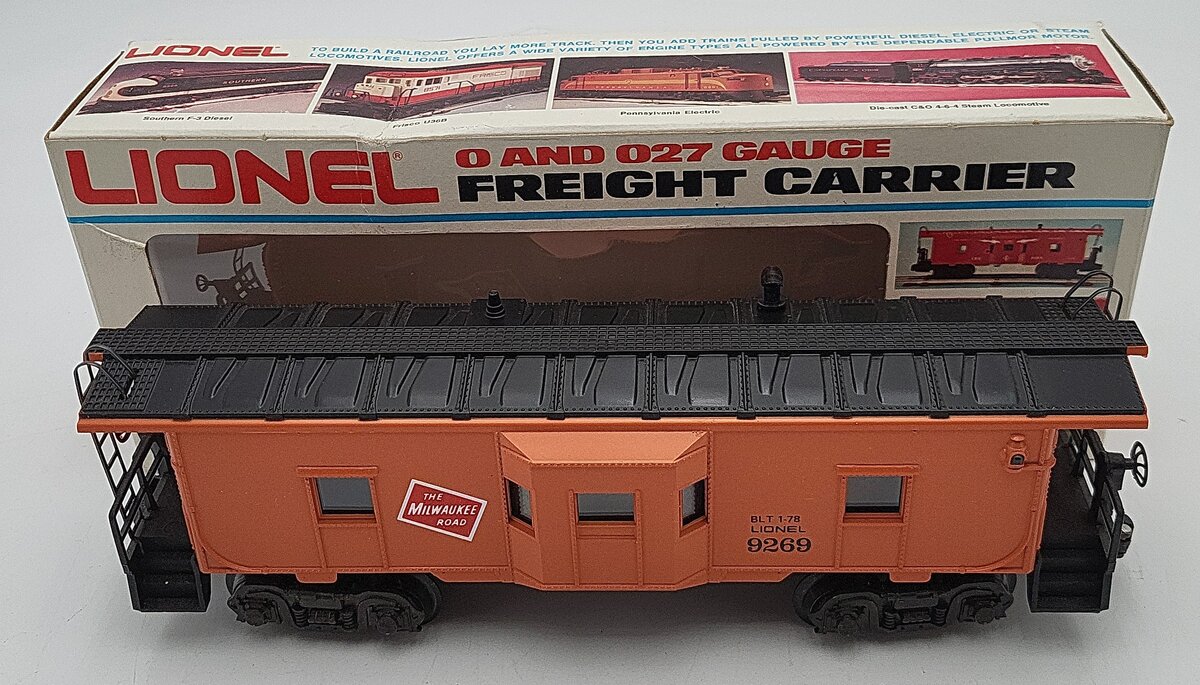 Lionel 6-9269 O Milwaukee Road Bay Window Caboose EX/Box