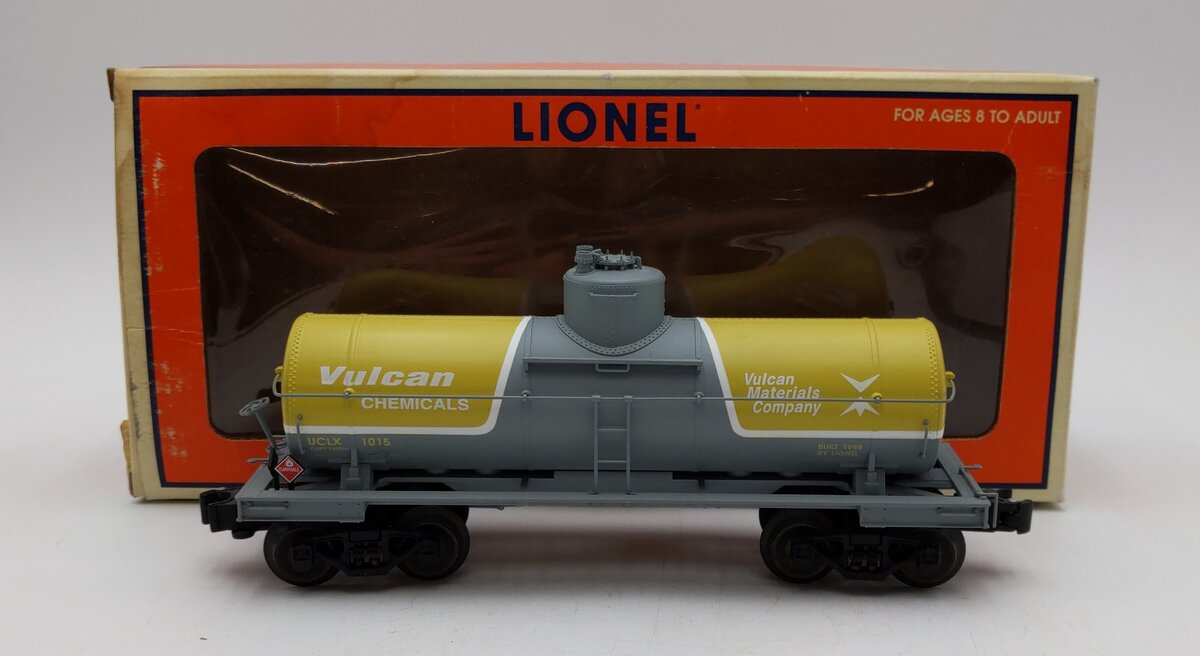 Lionel 6-19615 O Gauge Vulcan 8,000 Gallon Tank Car #1015 VG/Box