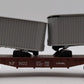 Lionel 6-9122 O Gauge Northern Pacific Flatcar w/Vans EX/Box