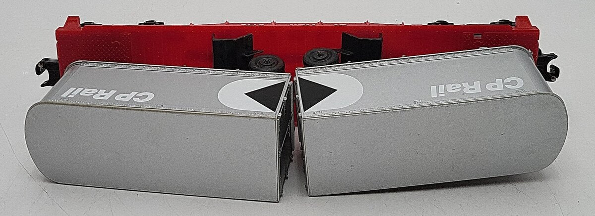 Lionel 6-9149 O Gauge CP Rail Flatcar with Piggyback Vans EX/Box