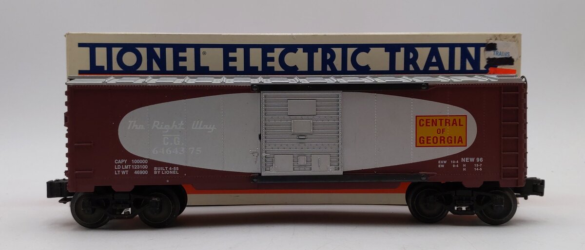 Lionel 6-19279 O Gauge Central of Georgia Boxcar #6464-375 VG/Box