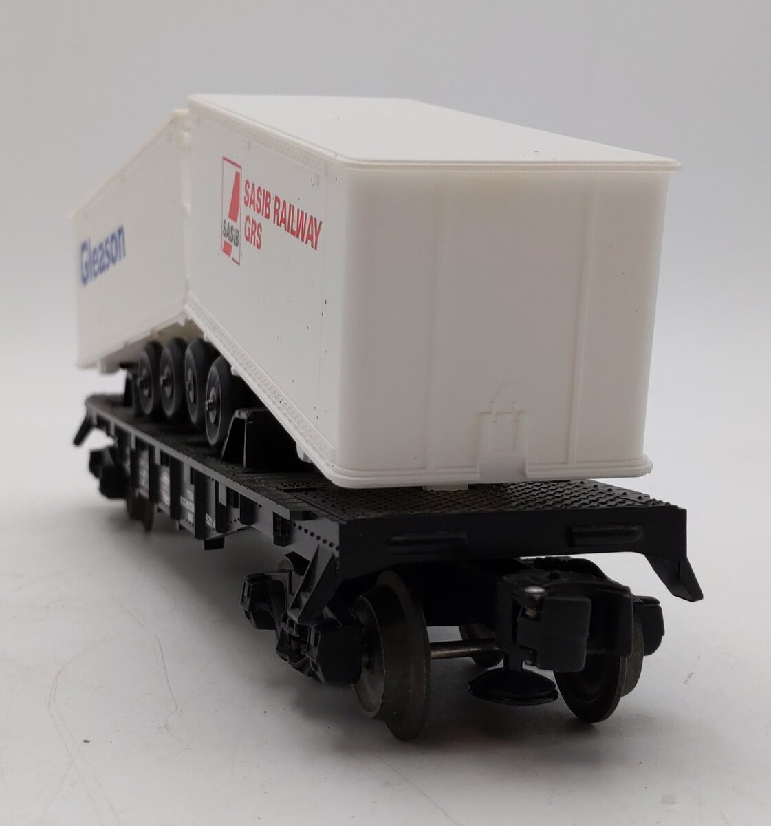 Lionel 6-52114 O Gauge NYC TTOS Flatcar with Gleason & SASIB Trailer EX/Box